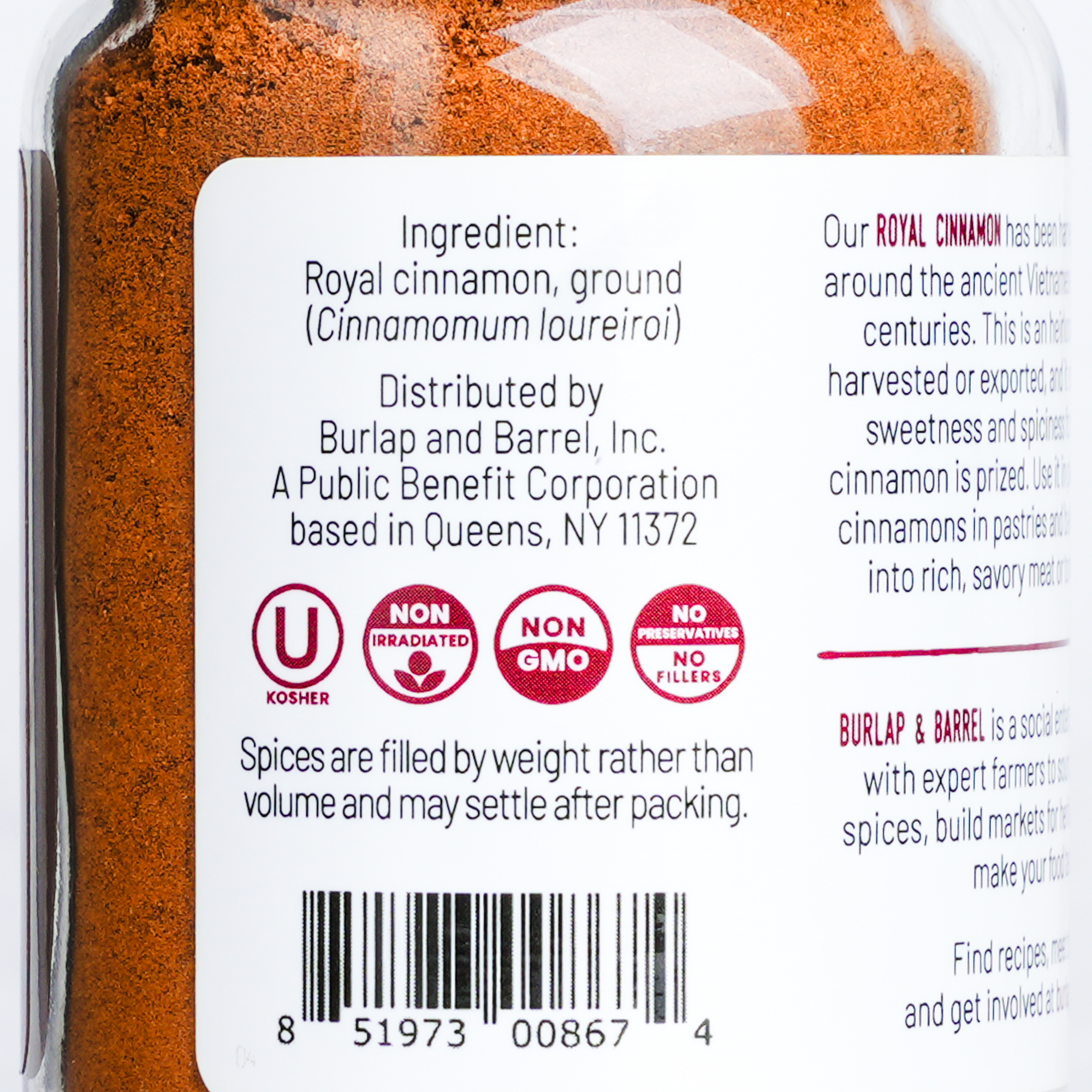 Royal Cinnamon - Burlap & Barrel